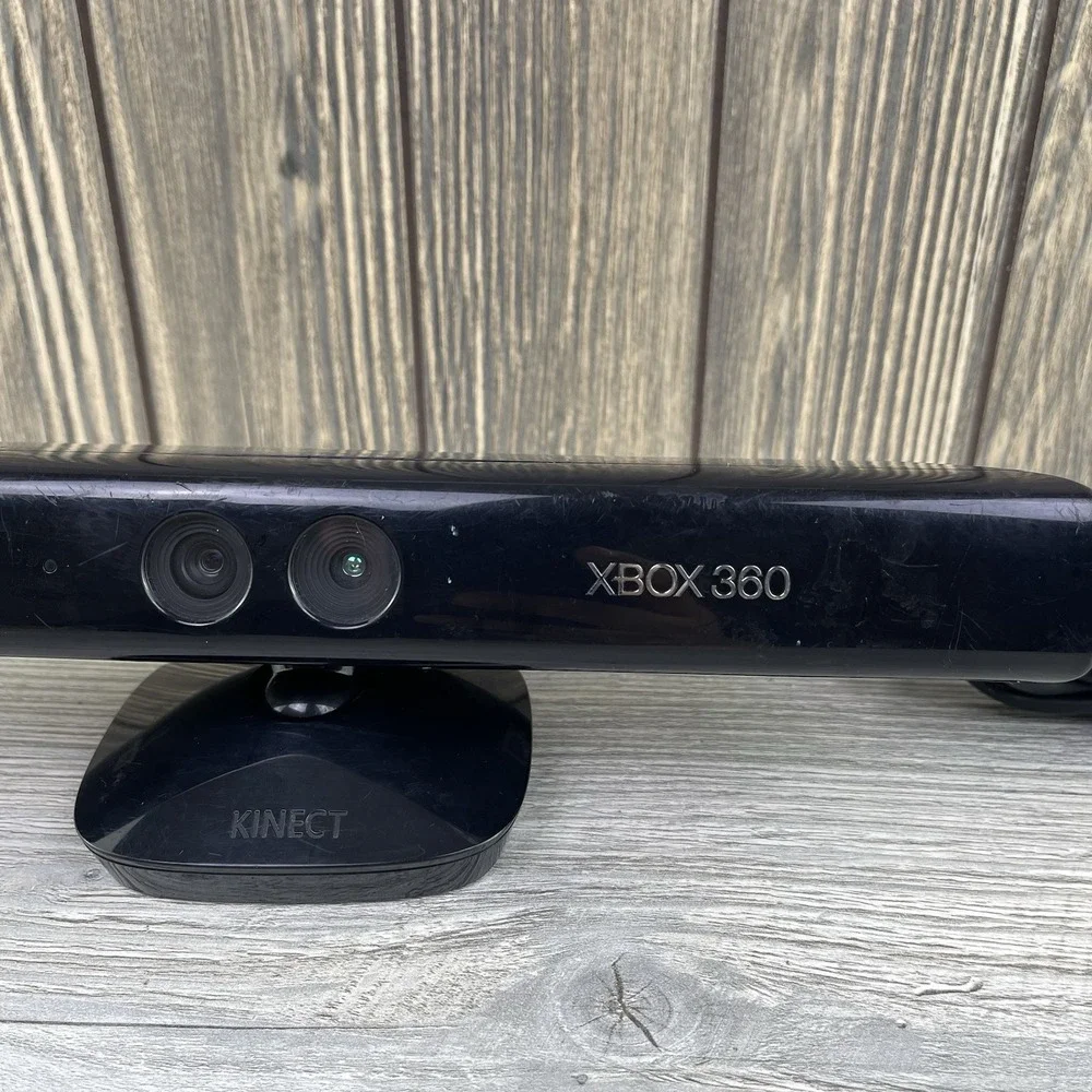 Genuine Microsoft XBOX 360 Kinect Sensor Bar Model 1414 Black - Tested
